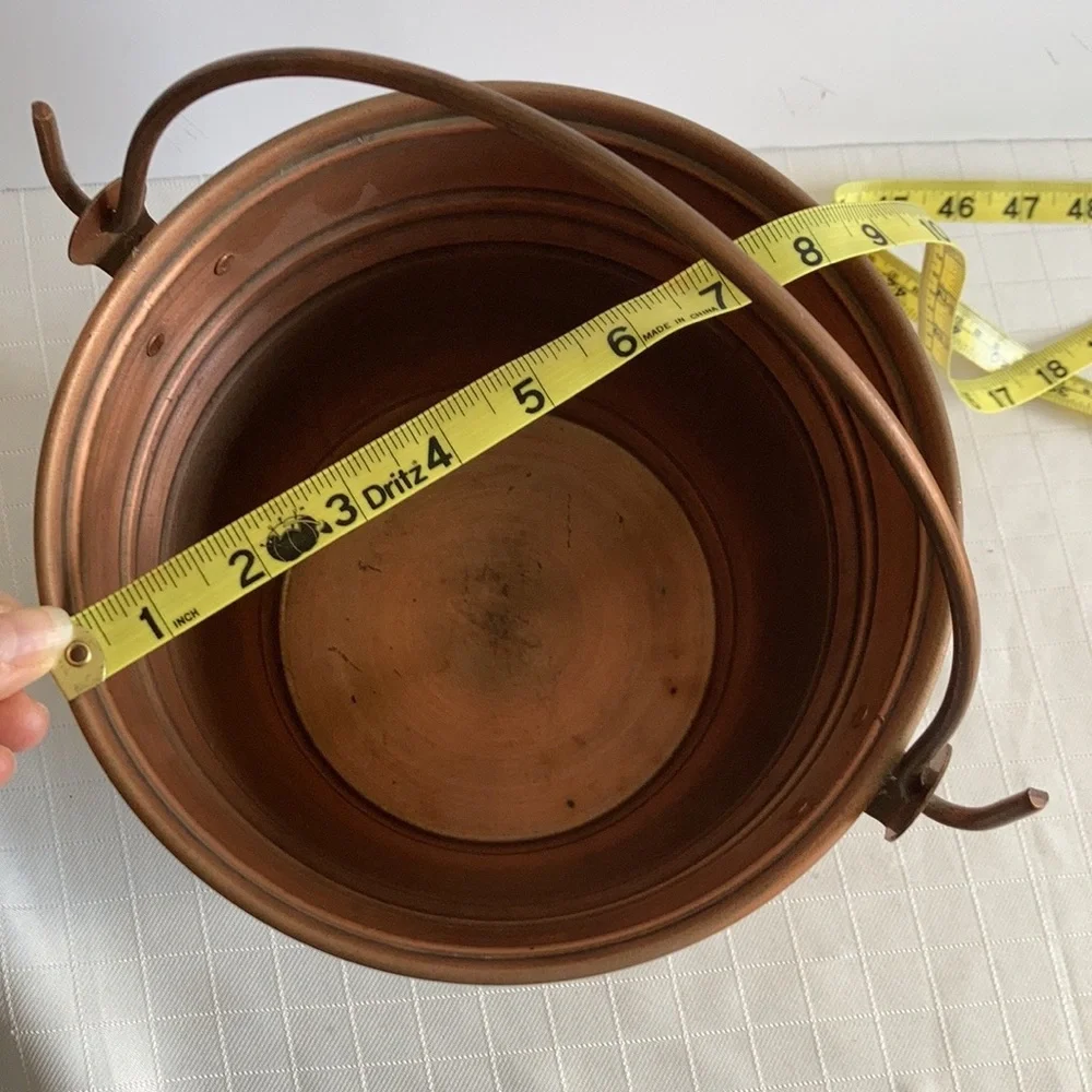 Smith & Hawken Copper hearthside bucket 2003 flower planter pot - Picture 9 of 10